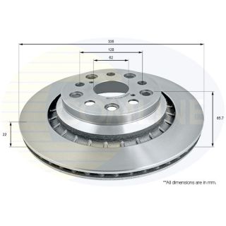 Stabdžių diskas COMLINE ADC2506V