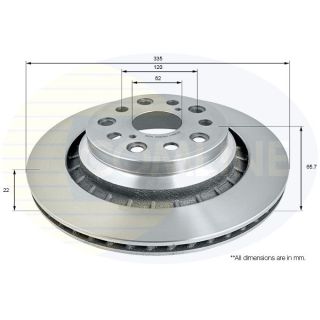 Stabdžių diskas COMLINE ADC2507V