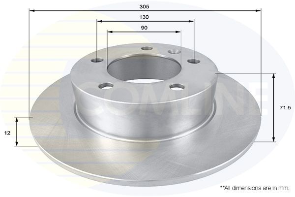 Stabdžių diskas COMLINE ADC2700