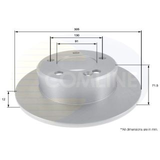 Stabdžių diskas COMLINE ADC2707