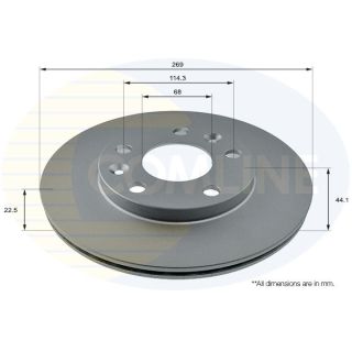 Stabdžių diskas COMLINE ADC2730V