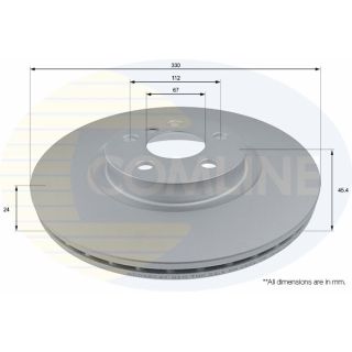 Stabdžių diskas COMLINE ADC2804V
