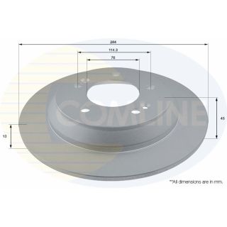 Stabdžių diskas COMLINE ADC2812