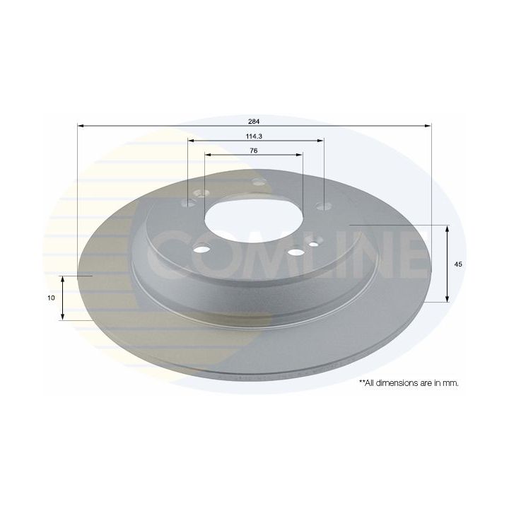 Stabdžių diskas COMLINE ADC2812
