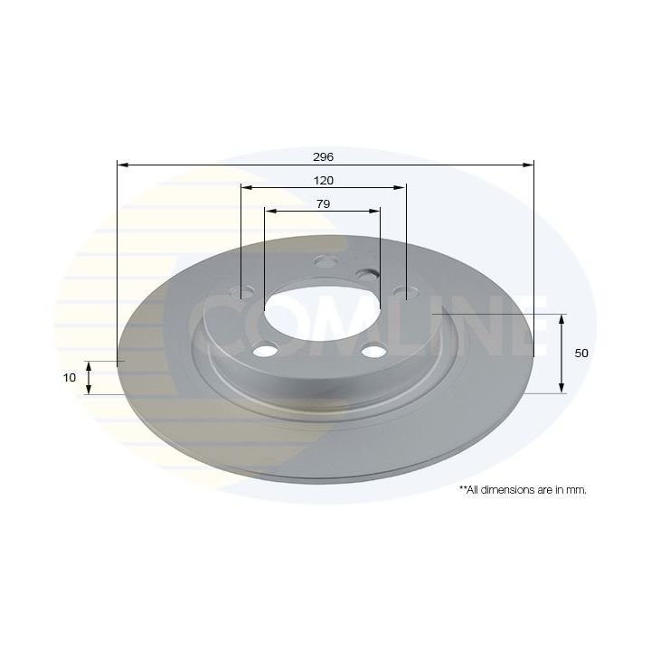 Stabdžių diskas COMLINE ADC2826