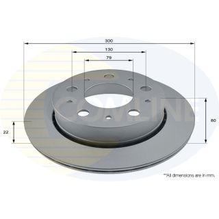 Stabdžių diskas COMLINE ADC2833V