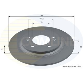 Stabdžių diskas COMLINE ADC2846