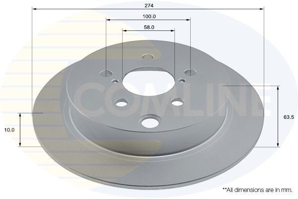 Stabdžių diskas COMLINE ADC2912