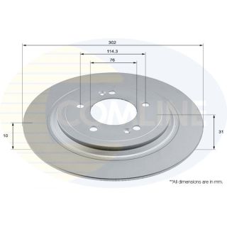 Stabdžių diskas COMLINE ADC2983
