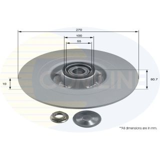 Stabdžių diskas COMLINE ADC3003
