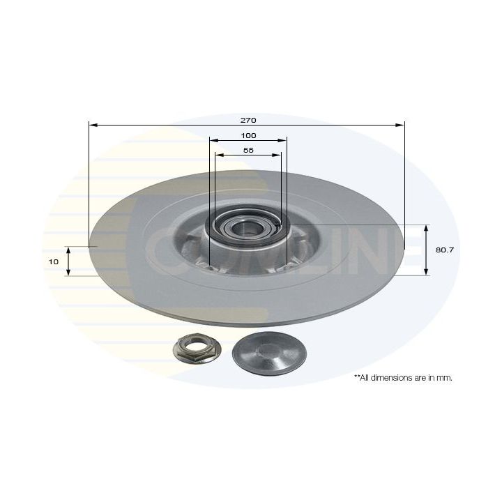 Stabdžių diskas COMLINE ADC3003