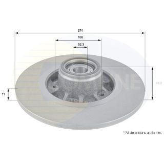 Stabdžių diskas COMLINE ADC3009