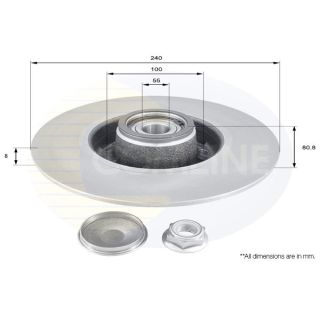 Stabdžių diskas COMLINE ADC3010