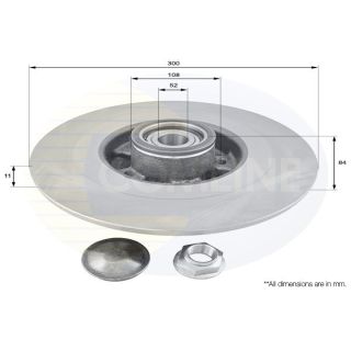 Stabdžių diskas COMLINE ADC3016