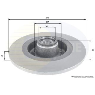 Stabdžių diskas COMLINE ADC3019