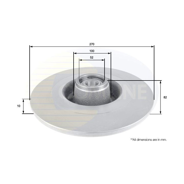 Stabdžių diskas COMLINE ADC3021