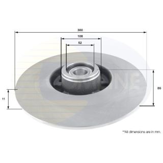 Stabdžių diskas COMLINE ADC3022
