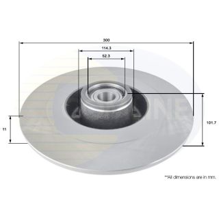 Stabdžių diskas COMLINE ADC3025