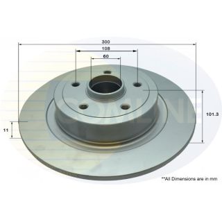 Stabdžių diskas COMLINE ADC3028