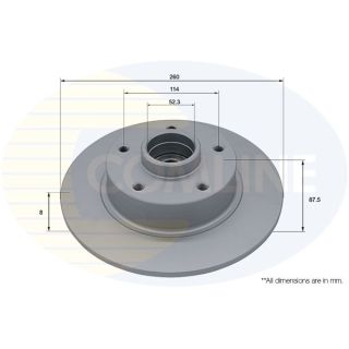 Stabdžių diskas COMLINE ADC3034