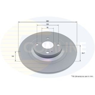 Stabdžių diskas COMLINE ADC4011