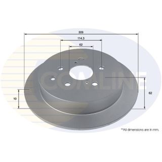 Stabdžių diskas COMLINE ADC4040