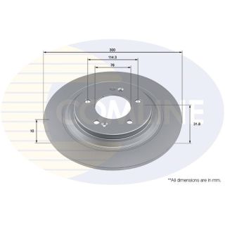 Stabdžių diskas COMLINE ADC4058