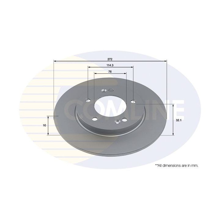 Stabdžių diskas COMLINE ADC4064