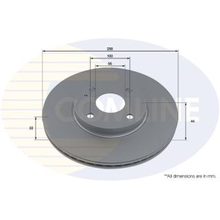 Stabdžių diskas COMLINE ADC5005V