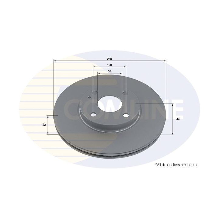 Stabdžių diskas COMLINE ADC5005V