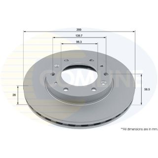 Stabdžių diskas COMLINE ADC5035V