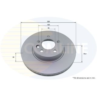 Stabdžių diskas COMLINE ADC5043V