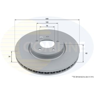 Stabdžių diskas COMLINE ADC5046V