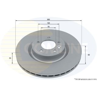 Stabdžių diskas COMLINE ADC5047V