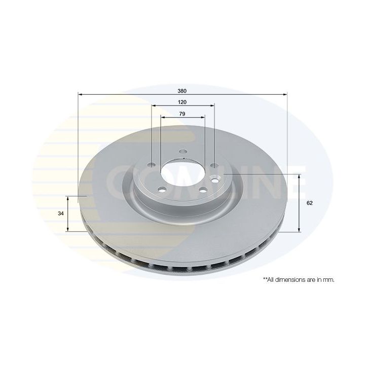Stabdžių diskas COMLINE ADC5048V