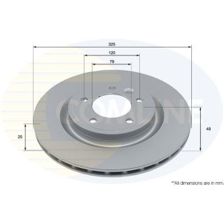 Stabdžių diskas COMLINE ADC5049V