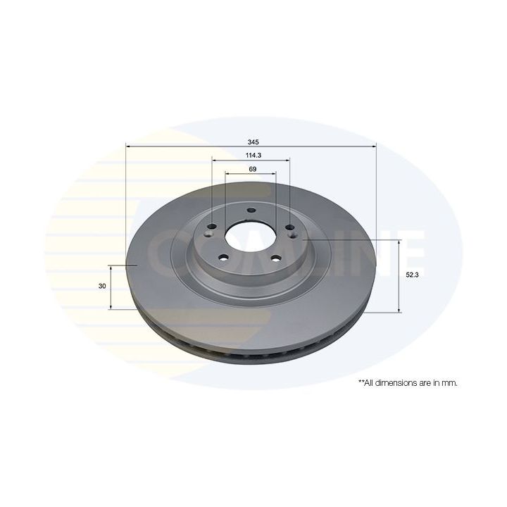 Stabdžių diskas COMLINE ADC5079V
