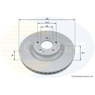 Stabdžių diskas COMLINE ADC5080V