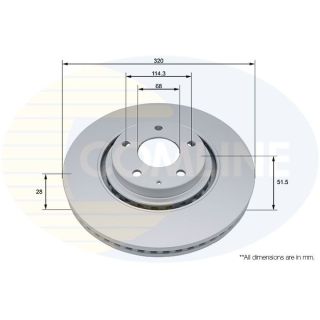 Stabdžių diskas COMLINE ADC5081V