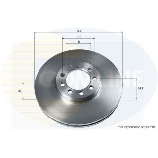 Stabdžių diskas COMLINE ADC9063V