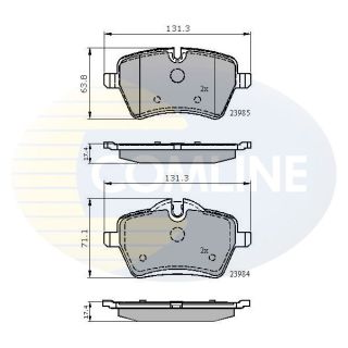 Stabdžių trinkelių rinkinys, diskinis stabdys COMLINE CBP01673