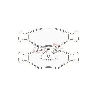 Stabdžių trinkelių rinkinys, diskinis stabdys COMLINE CBP0228