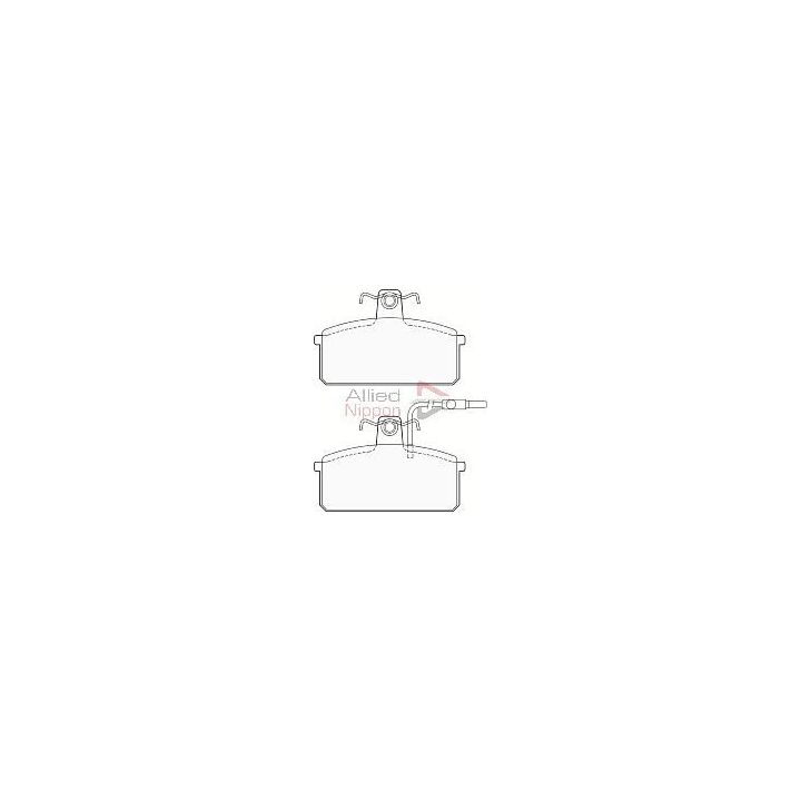 Stabdžių trinkelių rinkinys, diskinis stabdys COMLINE CBP1204