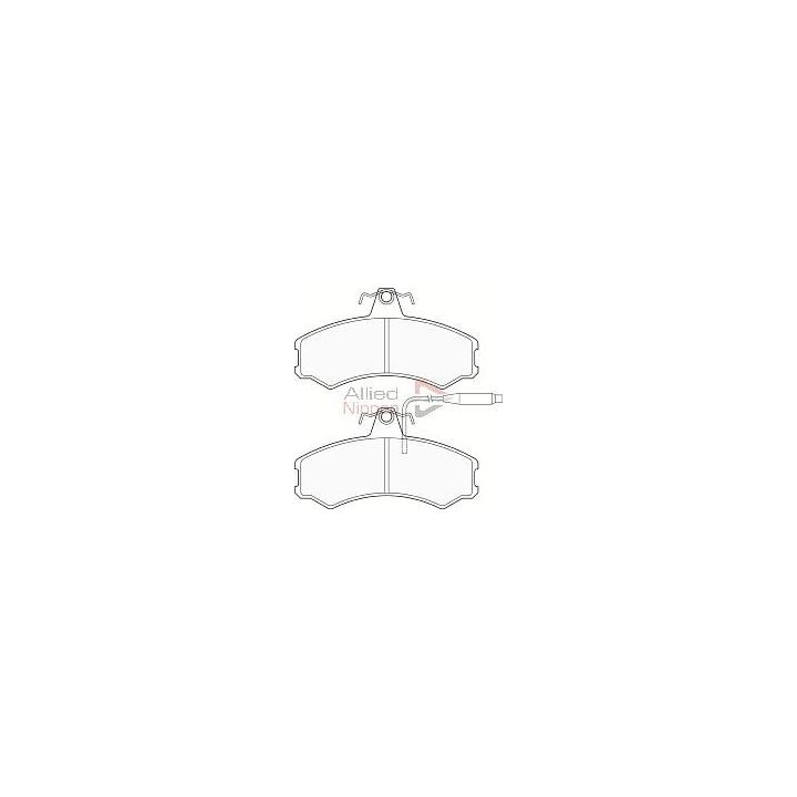 Stabdžių trinkelių rinkinys, diskinis stabdys COMLINE CBP1254