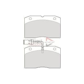 Stabdžių trinkelių rinkinys, diskinis stabdys COMLINE CBP1437
