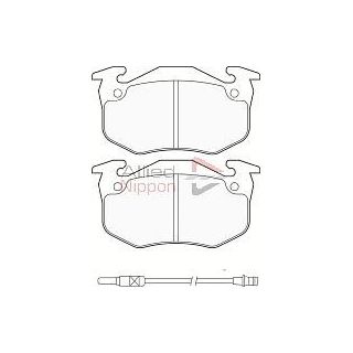 Stabdžių trinkelių rinkinys, diskinis stabdys COMLINE CBP2533