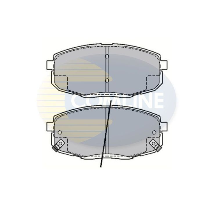 Stabdžių trinkelių rinkinys, diskinis stabdys COMLINE CBP31670