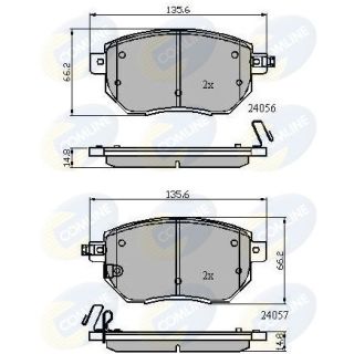 Stabdžių trinkelių rinkinys, diskinis stabdys COMLINE CBP31745