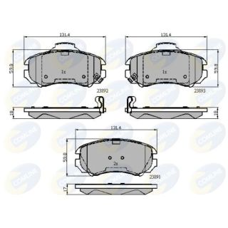 Stabdžių trinkelių rinkinys, diskinis stabdys COMLINE CBP31774