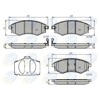 Stabdžių trinkelių rinkinys, diskinis stabdys COMLINE CBP31779